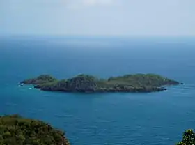 Îlets Pigeon, vue depuis le Morne Malendure