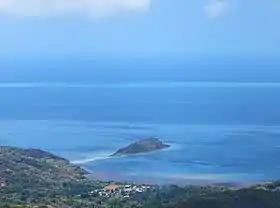 Vue de L’îlot depuis le Mont Choungui.