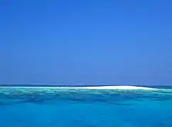 L'îlot des sternes (émergé seulement à marée basse)