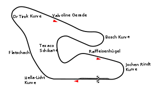 Illustration de l'Österreichring.