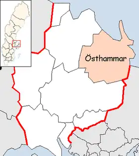 Localisation de Östhammar