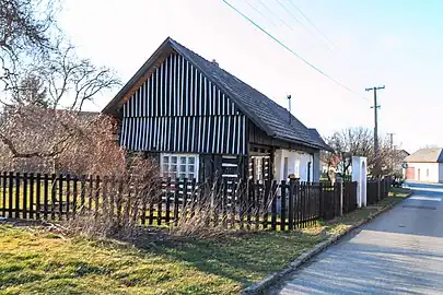 Maison à colombages.