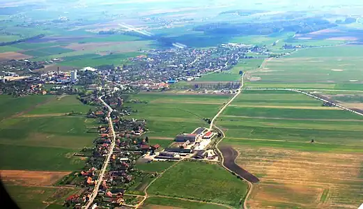 České Meziříčí : vue aérienne.