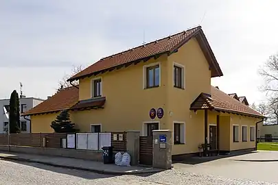 Čistěves : la mairie.