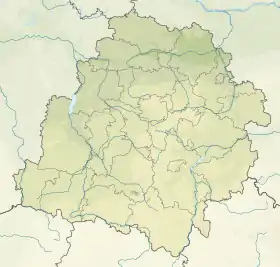 Voir sur la carte topographique de Voïvodie de Łódź