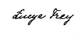 signature de Łucja Frey