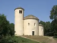 Rotonde Saint-George sur le mont Říp en Bohême