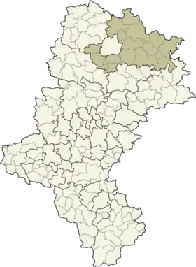 Localisation de Powiat de Częstochowa