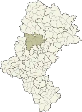 Localisation de Powiat de Tarnowskie Góry