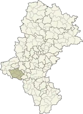 Localisation de Powiat de Wodzisław
