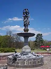 La fontaine des Trois Grâces.