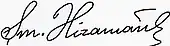 signature de Shamistan Alizamanli