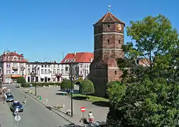 Żnin, la tour de l'hôtel de ville.