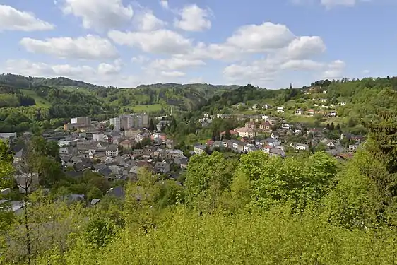 Železný Brod : vue générale.