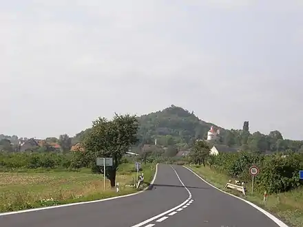 Route vers Želkovice.