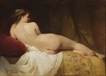 Nu féminin, 1867-70, 86 x 118 cm.