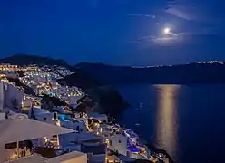 Clair de Lune à Oia.