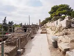 Péripatos - Versant sud de l'Acropole d'Athènes