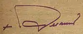 signature d'Alexis II de Moscou