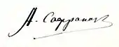 Signature de Anatoli Sofronov