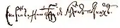 signature de Nikon (patriarche de Moscou)