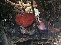 Baba Yaga.Tableau de Viktor Vasnetsov (1917).