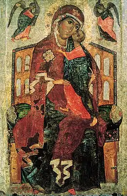 Theotokos Tolgskaia I ou "balchaia" à la Galerie Tretiakov