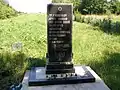 Monument sur le lieu des anciennes fosses communes, cimetière juif