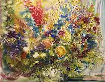 «Bouquet, fleurs», (81х65, 2004)