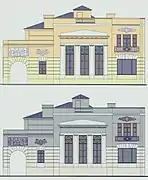 rue Sadovaïa-Koudrinskaïa, maison de Schechtel, plans