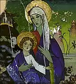 Vassily Kandinsky - La Madone avec Jésus, mai 1917