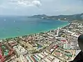 Vue aérienne de Patong