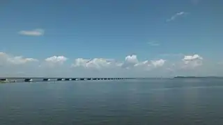 Pont de la baie de l'Amour, qui pourrait être la fin de la M12, à Vladivostok.