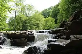 Chute d'eau de Loujki.