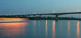 Pont Vorochilovski la nuit