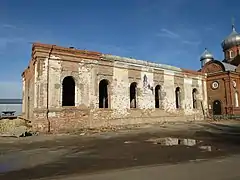 Travaux de restauration de l'ancienne église de l'Intercession en octobre 2018