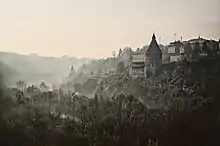 La tour Hontcharna à Kamianets-Podilskyï. Décembre 2013.