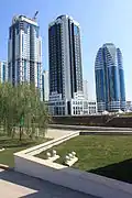 Le nouveau centre de Grozny : Grozny City.