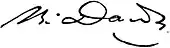 signature de Vladimir Dahl