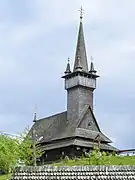 l'église st-Nicolas classée à Nizhnia Apsha,