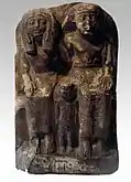 Homme égyptien, femme égyptienne et enfant, XVe siècle av. J.-C.