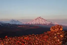 Le Tolbatchik au couchant.