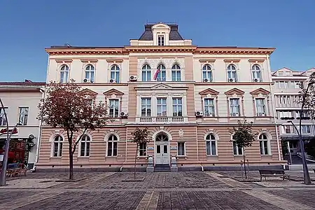 Le bâtiment du Tribunal de district à Šabac.