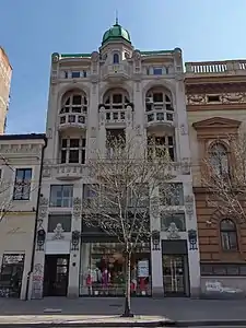 Le bâtiment de la banque de Smederevo.