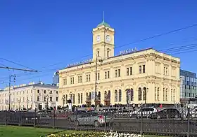 La Gare de Leningrad à Moscou.