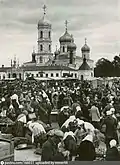 L'église d'Elie et le marché à Samara, 1920-1921