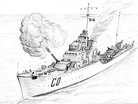 illustration de Giosuè Carducci (destroyer)
