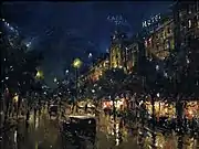 Constantin Korovine – Nuit parisienne