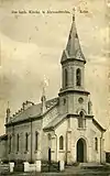 L'église catholique du Sacré-Cœur d'Alexandrovka, colonie germano-tchèque de Crimée.