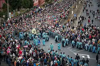 Pèlerinage annuel, le 28 septembre 2018 à Koursk en Russie